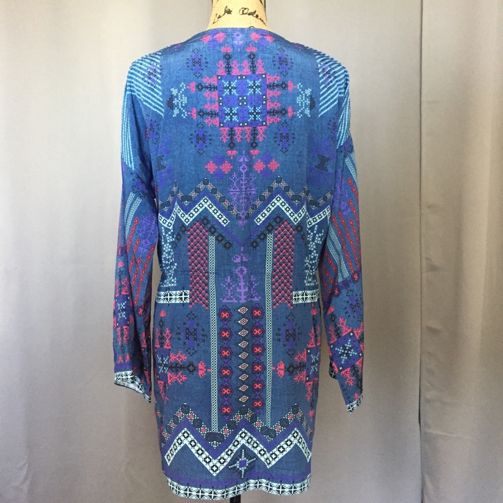 🆕 1ST SIGHT Embroidered Tassel Mini Dress - Picture 5 of 7